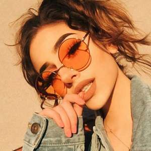 Gafas de Sol Redondas de Metal para Niños, Color Rosa Amarillo, Lentes Coloridas, Protección UV400, Moda 2021, Venta al Por Mayor - Product Image 1