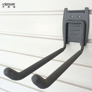 Unipower <b>Plastic</b> Garage <b>Hooks</b> Gray Wall Mounted Rectangle Shape 3C-1 For Storage - Product Image 2