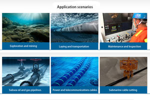 Robot de zanjas VYL600, tubería submarina de petróleo y gas, <span class=keywords><strong>vehículo</strong></span> aéreo <span class=keywords><strong>no</strong></span> <span class=keywords><strong>tripulado</strong></span> ROV - Product Image 2