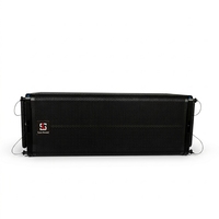 Sistema de Sonido Profesional Activo con Altavoces Line Array de Doble 10 Pulgadas para Eventos, 1600W, Biamplificado