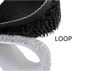 डैंस्की हुक और लूप टेप रंग सफेद चिपकने वाला हुक लूप टेप पर्यावरण संरक्षण सामग्री स्वयं चिपकने वाला पुनः उपयोग किया जा सकता है - Product Image 5