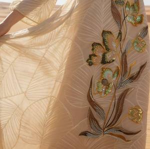 Nouvelle robe abaya de luxe sur mesure de haute qualité pour femmes musulmanes, pour les mariages et les événements festifs - Product Image 2