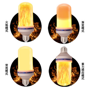 Lámpara de llama simulada E26 Ac 85-265V, bombilla LED para decoración del hogar, hotel, karaoke - Product Image 4