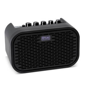 Amplificateur de guitare électrique rechargeable 10 watts pour mini-guitare avec effets de distorsion et de delay et égaliseur 3 bandes - Product Image 1