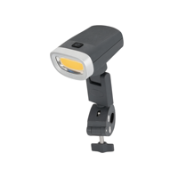 Lampe de barbecue LED rechargeable à rotation 360°, écologique, pour cuisine extérieure, barbecue, camping, avec pince de suspension, mains libres