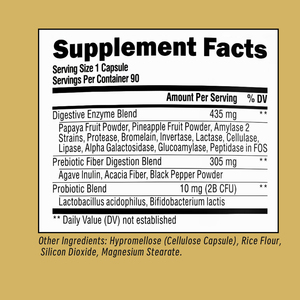 Capsules d'enzymes digestives en marque blanche ODM – Complément alimentaire favorisant la santé intestinale et soutenant la perte de poids - Product Image 2
