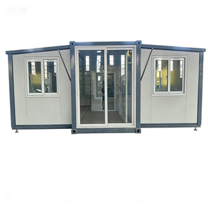 Container Espandibile di Lusso da 20-40 Piedi, Prefabbricato, con Design a Doppia Ala Pieghevole, Casa Moderna in Acciaio con Camera da Letto, Bagno e <span class=keywords><strong>Negozi</strong></span> - Product Image 2