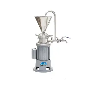 Ace Sanitary Split Colloid Mill Cacao Nibs Grinder Machine Continuous Small Scale Groundnut Paste Processing Plant