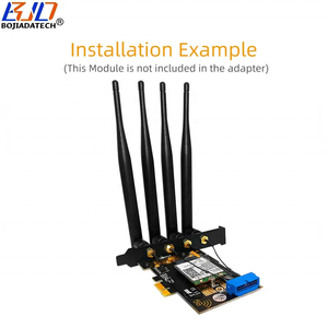 Adattatore Wireless PCI Express 1X PCI-E X1 a NGFF M.2 B-key con Supporto per 2 Schede NANO <span class=keywords><strong>SIM</strong></span> e 4 Antenne per Modem Modulo WWAN 5G 4G Lte - Product Image 5