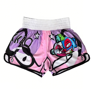 Vente en gros d'usine de shorts de Muay Thai pantalons de boxe respirants pour hommes et femmes shorts MMA d'entraînement sportif - Product Image 3