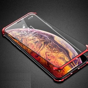 De moda de adsorción magnética de Metal de la caja del teléfono del imán de templado de vidrio de casos para <span class=keywords><strong>Iphone</strong></span> 8 - Product Image 4