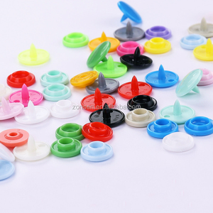KAM — boutons à pression en plastique pour <span class=keywords><strong>couches</strong></span> de bébé, <span class=keywords><strong>T3</strong></span> (taille 16), Surface brillante, 60 couleurs, bonne qualité, en Stock - Product Image 1