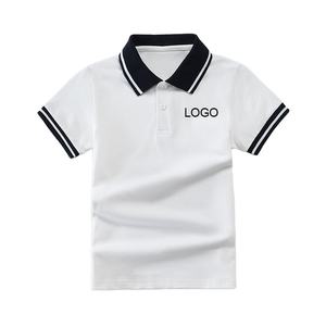 Magliette <span class=keywords><strong>Polo</strong></span> Personalizzate a Maniche Corte per Bambini, Uniformi Scolastiche Estive per Ragazzi e Ragazze - Product Image 1