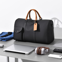 Sac de voyage élégant pour homme, durable, imperméable, avec fermeture à glissière, grande capacité, sac de sport de luxe pour les voyages d'affaires