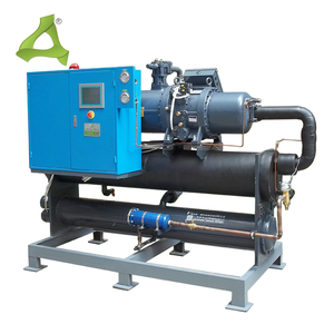 Vidalı kompresör endüstriyel su soğutucu soğutma sistemi soğutma ekipmanları 50 Hp 60Hp 80hp su soğutmalı vida soğutucu fiyat - Product Image 4