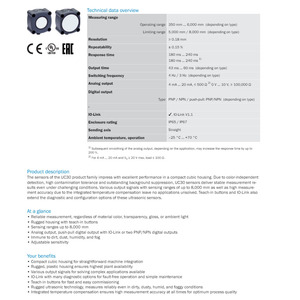 Top Mode Originele Zieke Ultrasone Afstandssensoren Uc30 UC30-214162 6054711 - Product Image 5