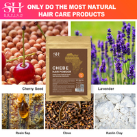 Poudre Naturelle Biologique Chebe pour la Croissance Capillaire, Soins Capillaires Chebe
