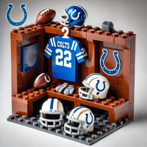 Kit de Ladrillos para Vestuario de Equipo Deportivo, Plástico ABS, Miniatura de Gimnasio, Área de Cambio, Modelo de Ensamblaje, Juguete Educativo de Construcción - Product Image 3