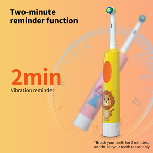 Compatibile con i modelli personalizzati orali-<span class=keywords><strong>B</strong></span> spazzolino da denti elettrico rotativo a batteria con promemoria da 2 min 1 manico 2 <span class=keywords><strong>testine</strong></span> - Product Image 6