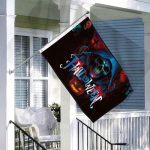 ธงแนวตั้งธีมฮาโลวีนโพลีเอสเตอร์คุณภาพสูง ธงพื้นหลังแนววินเทจสุดหลอน - Product Image 6