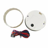 Compteur de vitesse GPS 85mm compteur kilométrique avec affichage LED horloge voltmètre nouvelle condition pour Nissan 12V 24V camion voiture SUV RV