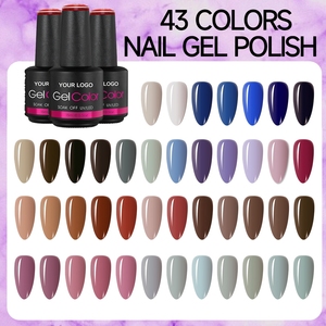 Gel de Uñas Sólido de Alta Calidad al por Mayor, 43 Colores Brillantes, Pintura de Uñas Brillante de Larga Duración, Gel UV LED para Arte de Uñas, Fábrica OEM - Product Image 1