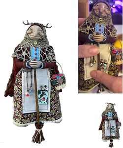 Muñeca <span class=keywords><strong>de</strong></span> Bruja <span class=keywords><strong>de</strong></span> Cocina Bordada a Mano, Lindas Figuras <span class=keywords><strong>de</strong></span> Bruja <span class=keywords><strong>de</strong></span> Halloween <span class=keywords><strong>de</strong></span> Dibujos Animados para Decoración del Hogar, Juguetes <span class=keywords><strong>de</strong></span> Peluche con Escoba - Product Image 6