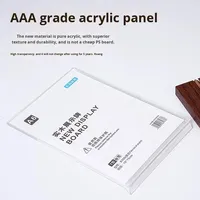 Support de menu de conférence en acrylique avec base en bois de noyer OEM, plaque nominative, promotion commerciale, affichage publicitaire