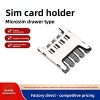 Connecteur de support de carte SIM anti-écrasement 8 broches Micro SIM JME 150H – Vente directe usine et personnalisation disponible