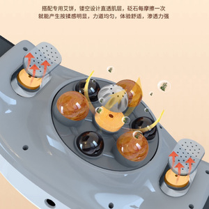 Masajeador Abdominal Zhigao de 111 mm Recargable con Compresa Caliente y Terapia de Moxibustión para Alivio del Estómago - Product Image 4