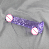 5 Tailles Godemichés en Gelée, Jouets Sexuels Souples et Économiques pour Masturbation Vaginale, Clitoridienne et Anale Féminine, avec Ventouse