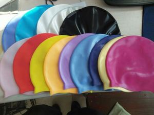 Bonnet de bain en silicone écologique 2024 pas cher, logo personnalisé, imprimé coloré pour femmes, faible MOQ, emballage en polybag, USA Mairun Chine - Product Image 5