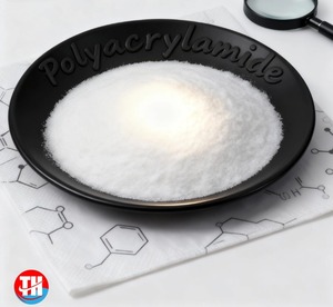 Ngân sách thấp tenghui Pam cation flocculant & chất làm đặc 50-30m trọng lượng phân tử 25kg túi cho hóa chất giấy độ tinh khiết 100% - Product Image 2