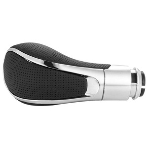 Poignée de levier de vitesse automatique pour voiture, cuir perforé noir, ergonomique, compatible Opel Buick - Product Image 3