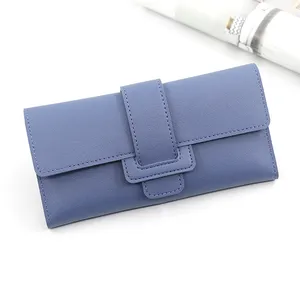 Promotion cadeau nouveau Design femmes portefeuille Long portefeuille en cuir PU femmes portefeuilles pochette mode femmes sac à main