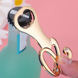 Apribottiglie Moderno in Lega di Zinco Dorato Ecologico HXY Factory, Decorazioni per Festa del 70° <span class=keywords><strong>Compleanno</strong></span>, Regali e Souvenir Promozionali - Product Image 4
