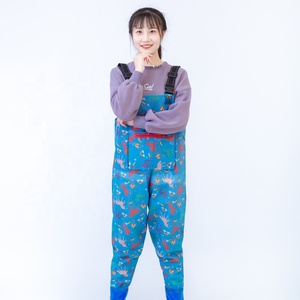 Fille <span class=keywords><strong>en</strong></span> <span class=keywords><strong>cuissardes</strong></span> Nylon Femmes Poitrine Bootfoot Canard Chasse Pêche <span class=keywords><strong>Cuissardes</strong></span> avec Bottes - Product Image 2