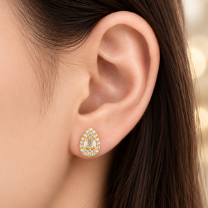 Orecchini a Perno a Forma di Goccia per Donne, Design Geometrico Semplice, Accessori per Orecchie da Indossare Quotidianamente - Product Image 5