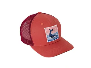 2024 מוצרים 6 פאנלים כובעי בייסבול רשת מקבלים עם לוגו מותאם אישית