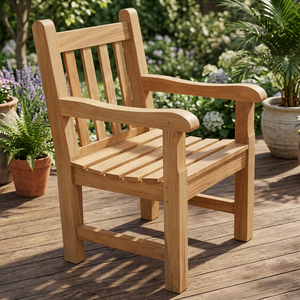 Fauteuil de jardin en bois massif, design moderne, imperméable, écologique, pour jardin, terrasse, maison, parc - Product Image 2