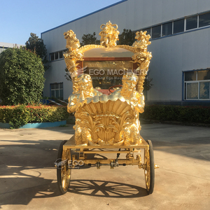 Calèche royale électrique de luxe dorée, personnalisée, nouvelle innovation, vente en gros - Product Image 6