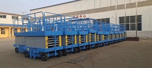 Gunting udara hidrolik, <span class=keywords><strong>Platform</strong></span> angkat 7m 8m 10m 500kg kapasitas muatan <span class=keywords><strong>4</strong></span> orang - Product Image 3