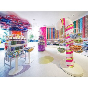 Diseño de Quiosco de Postres Macaron Personalizado, Vitrina Comercial para Exhibición de Chocolate, Cafetería - Product Image 1