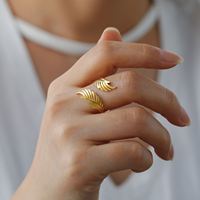 Bague ouverte Myshape Aile d'ange volante pour femmes et hommes, en acier inoxydable, ajustable, style Hip Hop Punk, bijoux de fête, cadeau d'anniversaire