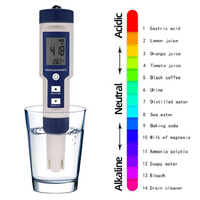 Testeur d'eau numérique professionnel 5 en 1, de PH/TDS/EC/salinité/température, stylo testeur étanche, multifonctionnel