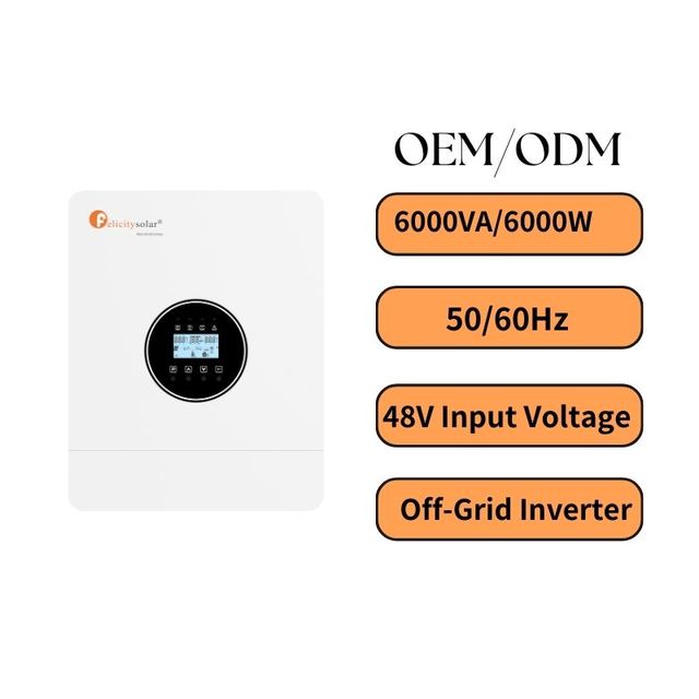 6Kw Pure Sine Wave Inverter 220 V Ac 3 Phase Felicity Solar Inverter