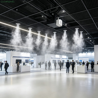 Diffuseur d'huiles parfumées de luxe LUXAROMES XF5000, logo personnalisé pour système de parfumage multi-zones encastré dans le plafond, application intelligente, 5L