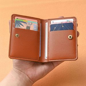 Cartera de Cuero PU con Botón a Presión, Funda Simple y Delgada para Tarjetas, para Licencia de Conducir, Tarjetas, Efectivo e Identificación - Product Image 5