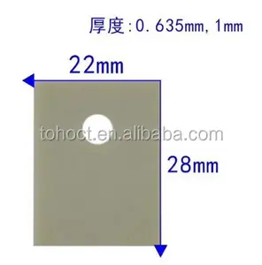 Disco de suspensão de alumínio nitride 0.2mm, espessura