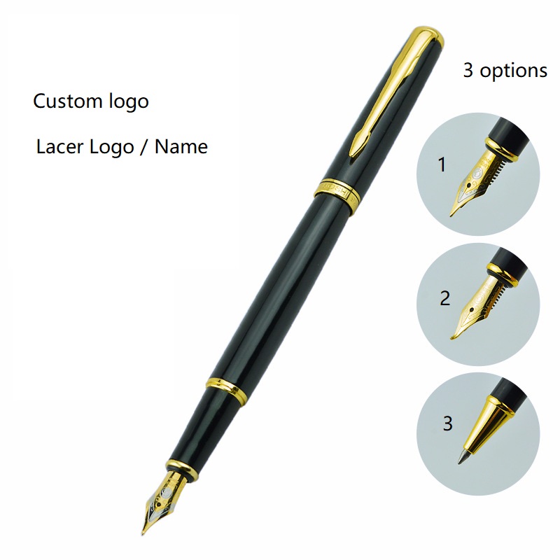 Ручка перьевая с логотипом на заказ, роскошная ручка для студентов и офисов